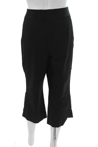 Nordstrom Womens Black Capri Pants Size 12