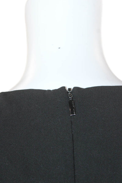 Boss Hugo Boss Womens Sheath Black Virgin Wool Dress Size 4