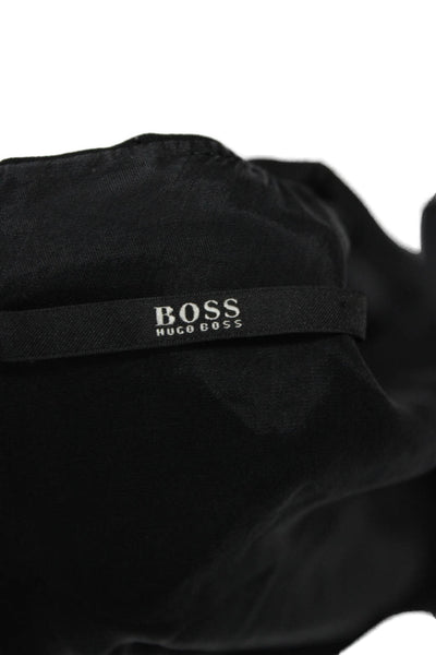 Boss Hugo Boss Womens Sheath Black Virgin Wool Dress Size 4