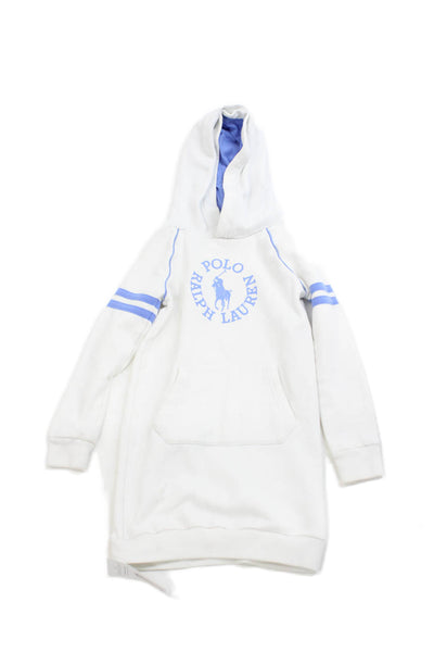 Polo Ralph Lauren Girls Long Sleeve Sweater Dress White Size 6X