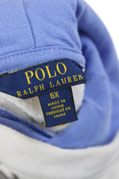Polo Ralph Lauren Girls Long Sleeve Sweater Dress White Size 6X