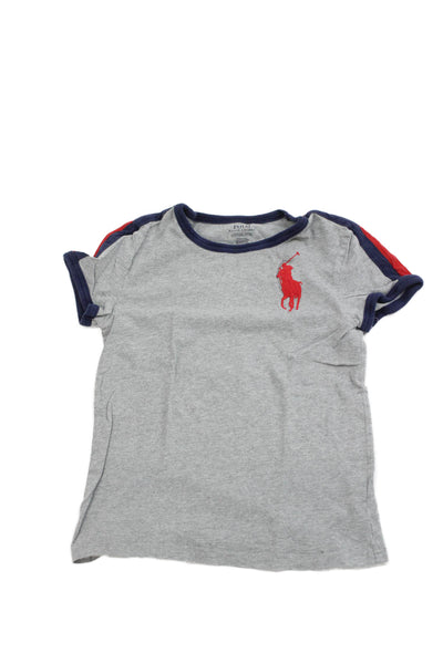 Polo Ralph Lauren Boys Cotton Round Neck Short Sleeve T-Shirt Gray Size S