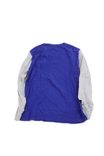 Polo Ralph Lauren Boys Cotton Crew Neck Long Sleeve T-Shirt Blue Size M