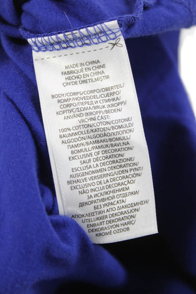 Polo Ralph Lauren Boys Cotton Crew Neck Long Sleeve T-Shirt Blue Size M