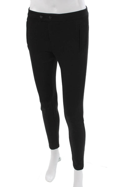 Vince Womens Dress Pants Black Viscose Button Inseam 30 Size 4