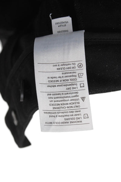 Vince Womens Dress Pants Black Viscose Button Inseam 30 Size 4
