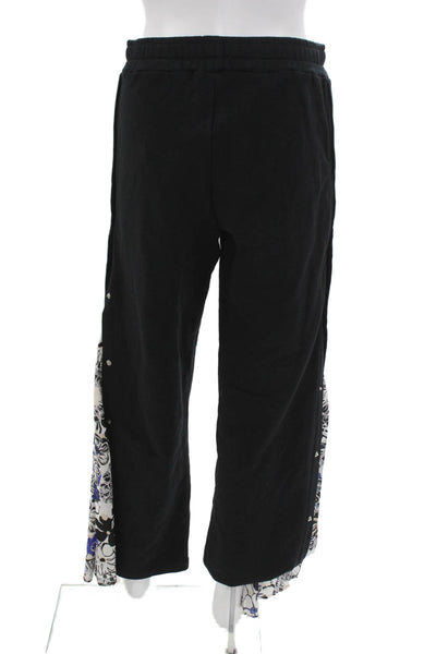 MSGM Womens Black Cotton Sweatpants Pull On Inseam 28 Size S