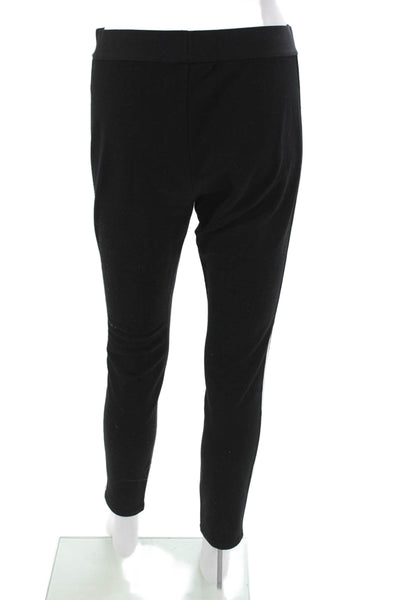 Michael Michael Kors Women Ankle Leggings Black Striped Polyester Size S