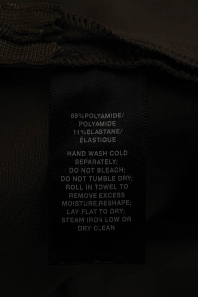 Lafayette 148 New York Women Green Ankle Pants Polyamide Zip Inseam 28 Size 18