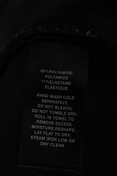 Lafayette 148 New York Women Ankle Pants Black Polyamide Pull On Size XL