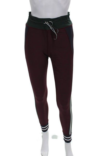 The Upside Womens Red Polyester Track Pants Drawstring Size 8