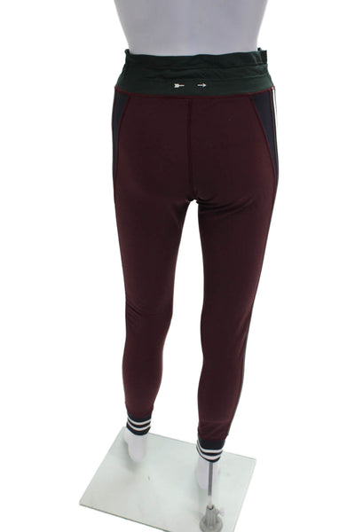 The Upside Womens Red Polyester Track Pants Drawstring Size 8
