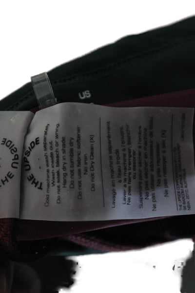 The Upside Womens Red Polyester Track Pants Drawstring Size 8
