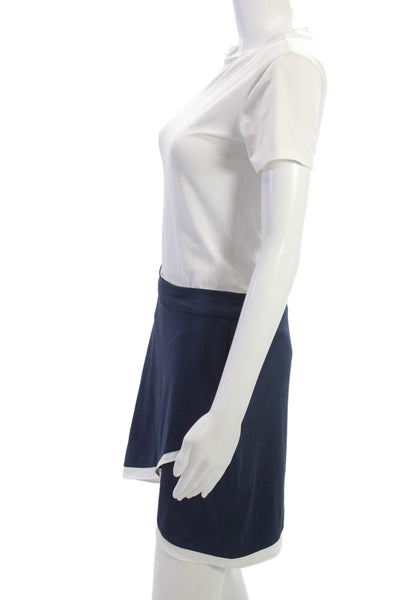 Peter Millar Womens Athletic Blue Skort Short Pull On Size S