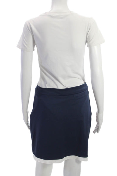 Peter Millar Womens Athletic Blue Skort Short Pull On Size S