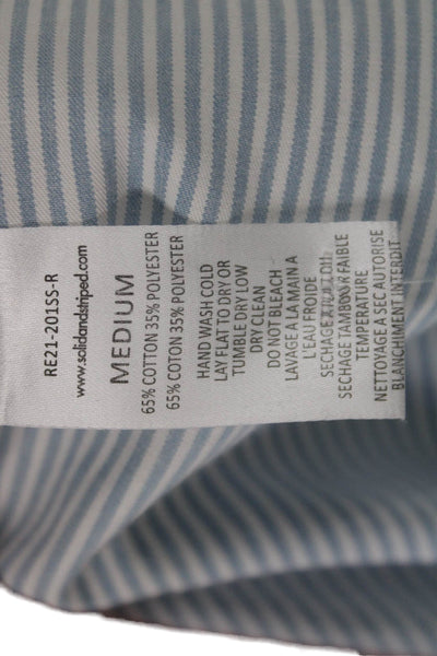 Solid & Striped Womens Button Up Multicolor Top Long Sleeve Size M