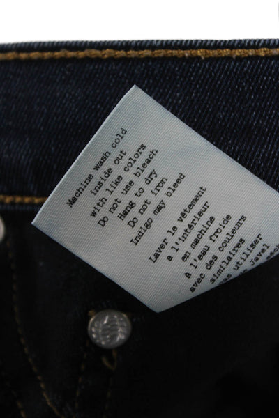 Rag & Bone Jean Womens Skinny Jeans Blue Cotton Mid Rise Size 28