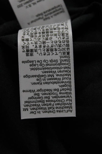 J Crew Womens Basic Sleeveless Tank Black Pima Cotton Scoop Neck Size S