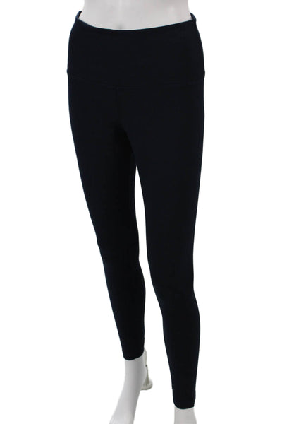 Lysse Women Ankle Leggings Black Cotton Spandex Size M