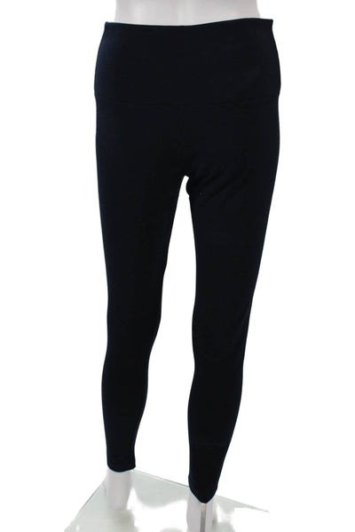 Lysse Women Ankle Leggings Black Cotton Spandex Size M