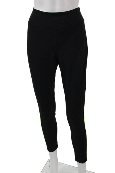 Lauren Ralph Lauren Womens Black Nylon Leggings Size L