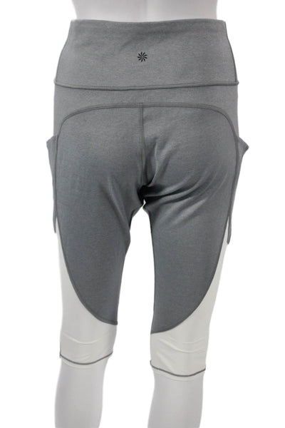 Athleta Women Multicolor Colorblock Capri Leggings Size L