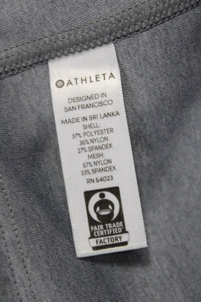 Athleta Women Multicolor Colorblock Capri Leggings Size L