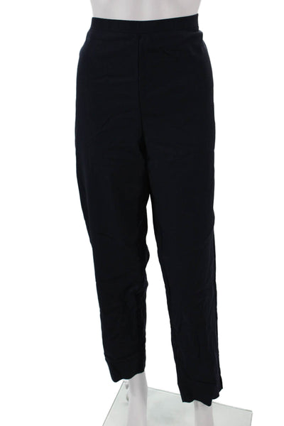 Lynn Ritchie Women Dress Pants Blue Spandex Pull On Inseam 30 Size L