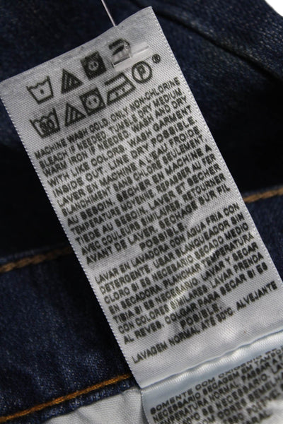 Levis Mens Skinny Jeans Blue Mid Rise 30 Inseam Cotton Blend Size 36