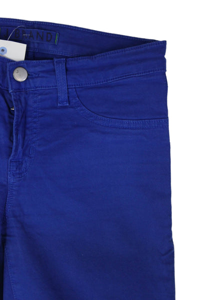 J Brand Womens Skinny Jeans Blue Low Rise Button Size 25