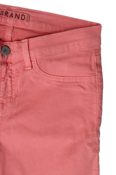 J Brand Women Skinny Jeans Pink Low Rise Cotton Blend Inseam 29 Size 26
