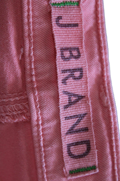 J Brand Women Skinny Jeans Pink Low Rise Cotton Blend Inseam 29 Size 26