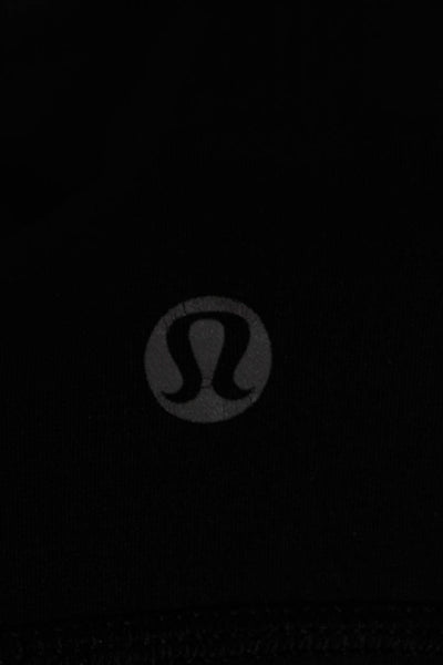 Lululemon Women Black Scoop Neck Basic Sleeveless Tank Nylon Blend Size S
