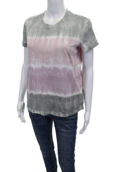 Splendid Women Basic Multicolor Crewneck Short Sleeve T-Shirt Size XS