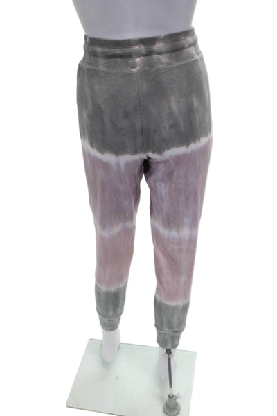Splendid Womens Tie Dye Jogger Pants Multicolor Cotton Drawstring Size XS