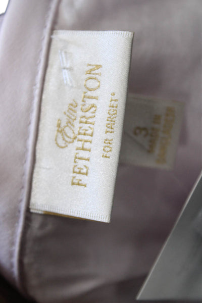 Erin Fetherston Women Trapeze Swing Dress Pink Sleeveless Mini Size 3