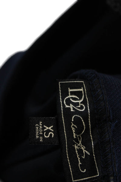 DG2 By Diane Gilman Women Cropped Blue Pants Size XS