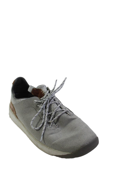 OluKai Mens Nanae Li Low Top Walking Sneakers Grey Size 9.5 Medium