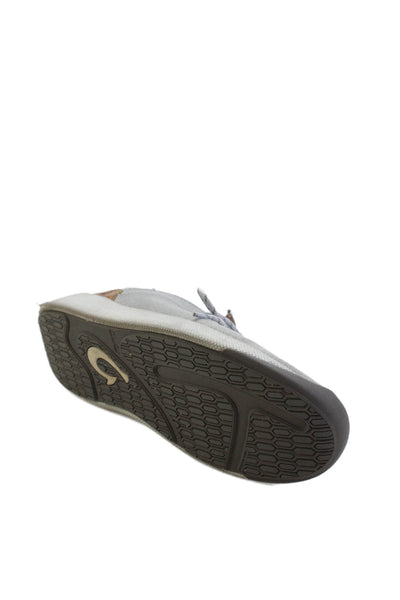 OluKai Mens Nanae Li Low Top Walking Sneakers Grey Size 9.5 Medium