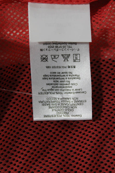 Burton Women Ski Jacket Multicolor Plaid Polyester Zip Long Sleeve Size M