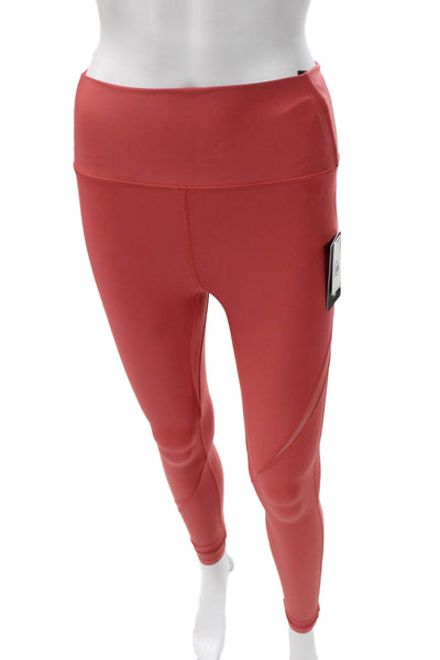 Peloton Women Ankle Red Nylon Leggings Size XS