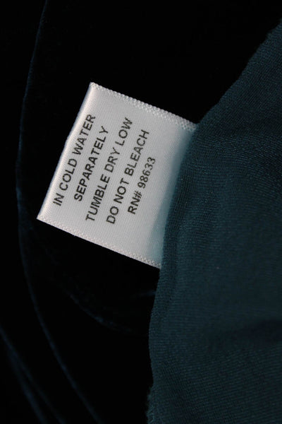 Kleen Womens Dress Pants Silk Blue Pull On Inseam 30 Size M
