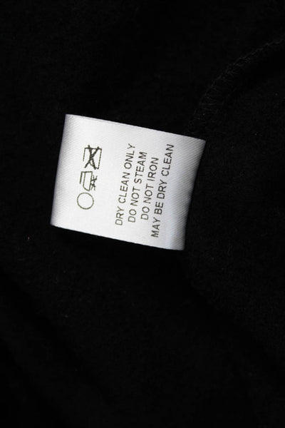Capote Womens Rayon Boat Neck Long Sleeve Pullover Tunic Black Size L