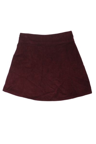 Mille Resort & Travel Womens A-Line Mini Skirt Red Cotton Size 2XS