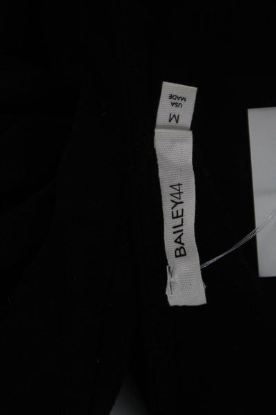 Bailey 44 Womens Basic Boat Neck Tank Black Polyester Size M