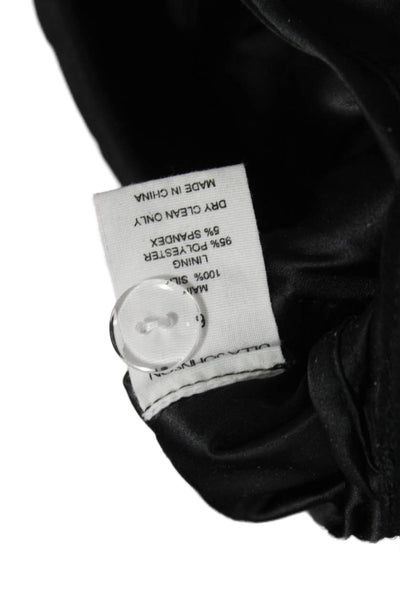 Ulla Johnson Women Hot Pants Black Button Polyester Size 8