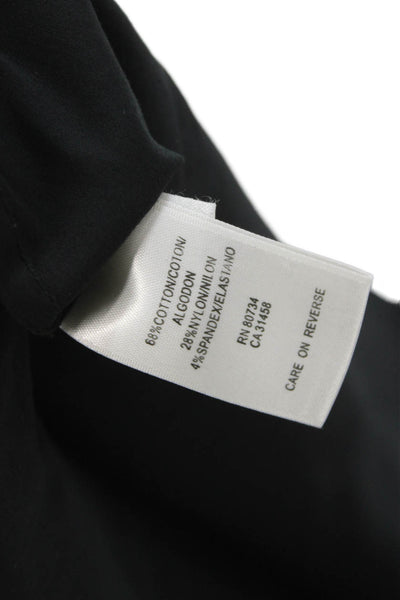 BCBGMAXAZRIA Womens A-Line Black Midcalf Dress Size 8