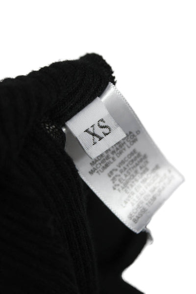 Sablyn Women Black V Neck Viscose Cardigan Long Sleeve Size S