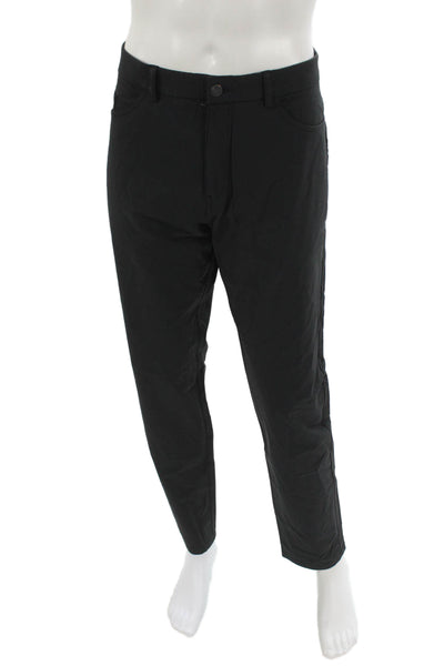 Kjus Mens Black Polyamide Button Pants Size 38