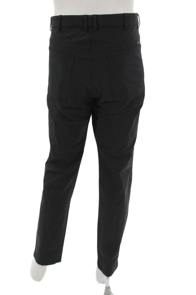 Kjus Mens Black Polyamide Button Pants Slacks Size 38